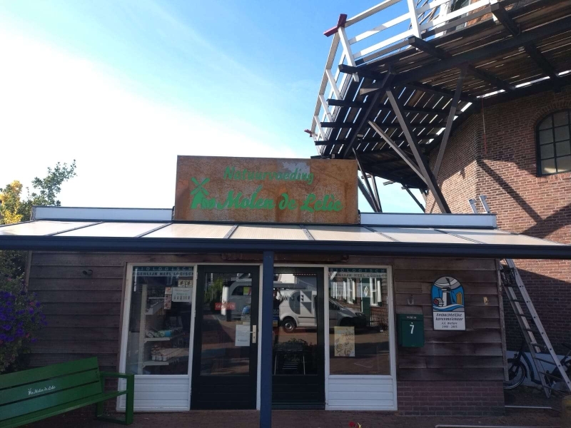 Naambord Molen de Lelie
