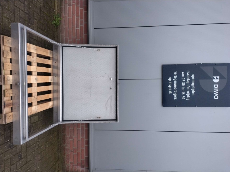 Vandalismebestendig maatwerk RVS inspectieluik